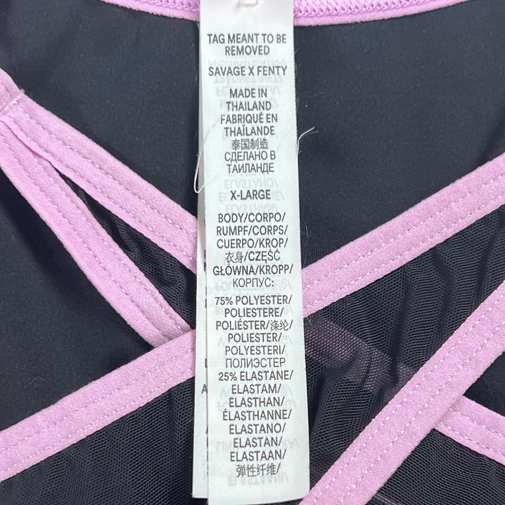 Savage X Fenty XMesh Medium-Impact Sports BraSize XL - Picture 5 of 5
